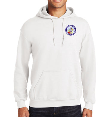 Heavy Cotton/Poly Blend Hoodie with Small Logo