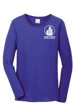 Load image into Gallery viewer, Ladies 100% Cotton Long Sleeve T-Shirt w/ small logo
