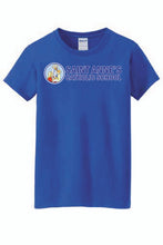 Load image into Gallery viewer, Ladies 100% Cotton Short Sleeve T-Shirt w/ big logo