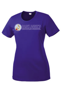 Ladies Performance Short Sleeve T-Shirt w/ big logo
