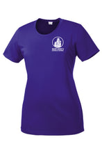 Load image into Gallery viewer, Ladies Performance Short Sleeve T-Shirt w/ small logo
