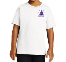 Load image into Gallery viewer, Youth 100% Cotton Short Sleeve T-Shirt w/ small logo