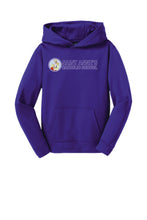 Load image into Gallery viewer, Youth SportTek Performance Hoodie with big logo
