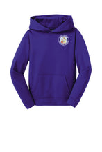 Load image into Gallery viewer, Youth SportTek Performance Hoodie with small logo